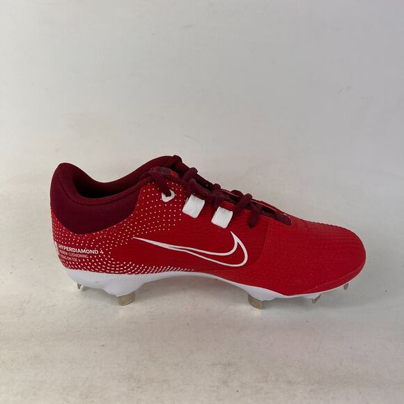 Nike Hyperdiamond fast pitch softball cleats women’s 7.5 red white NEW no box - Picture 3 of 11